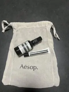【新品未使用・最終お値下げ】Aesop リップクリーム&保湿ミストセット　巾着付
