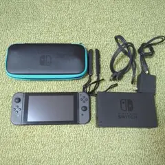 Nintendo Switch 本体 グレー 充実の付属品付き