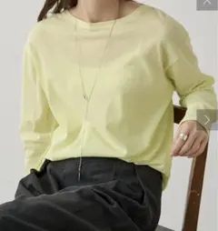 新品未開封★ピュアルセシン コットンシアークルーネックカットソー