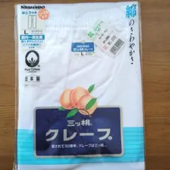 NISSHINBO Lサイズ 日清紡84〜94cm ロングパンツ三ッ桃クレープ