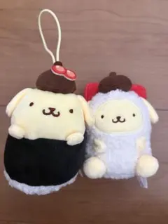 スシロー　ポムポムプリン　コラボ　マスコット　２個セット