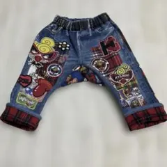 80㎝　ヒスミニライクアデニム裏起毛