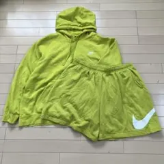 10.27 나이키 스웨트 설정 2XL 황록 파커 팬츠