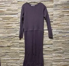 ナノユニバース ニットワンピース S