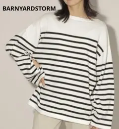 BARNYARDSTORM ボーダースリットプルオーバー　カットソー