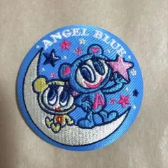 ナルミヤキャラクターズ　刺繍缶バッジ　エンジェルブルー