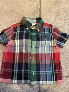 Ralph Lauren 半袖チェックシャツ 18M ラルフローレン