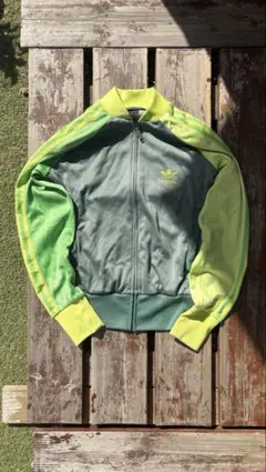 00s adidas トラックジャケット　チビタグ　短丈