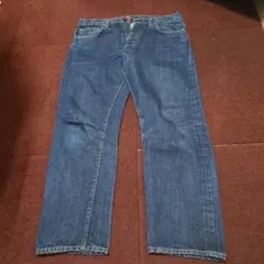 リゾルト712w33紙パッチジッパーフライセルビッジチェーンステッチ 