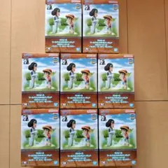 ワンピース ワールドコレクタブルフィギュア　 ルフィVSクザン　８点セット