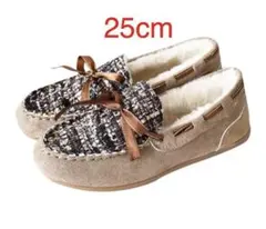 レディース モカシンシューズ 暖かい 冬 フラット パンプス 柔らか シューズ