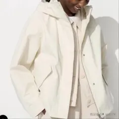 ユニクロ コットンブレンドパーカ ナチュラル Ｌサイズ