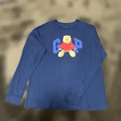 GAP 長袖シャツ ネイビー L