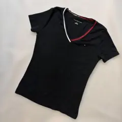 良品❗️TOMMY HILFIGER✨半袖 ネイビーTシャツ レディース S