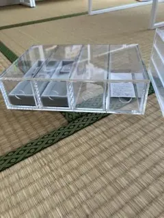 無印透明アクリル小物収納ボックス2個セットのサムネイル