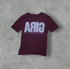 NIKE GYAKUSOU GIRA シティマラソン Tシャツ ボルドー Sのサムネイル