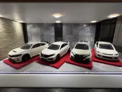 トミカシビックTYPE-R 4台セット　FD2.FK2.FK8.FL5