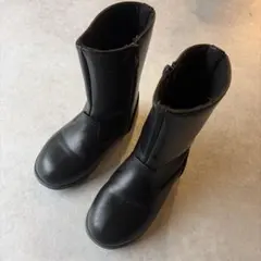 petit main プチマイン ロングブーツ 18cm 黒 美品