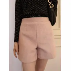 epine curly hair short pants baby pink