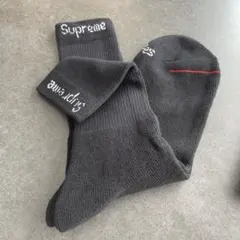 Supreme クルーソックス 1足2枚組　バラ売り