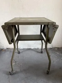 アイアン×無垢材 バタフライ テーブル コンソール 作業台 シェルフ
