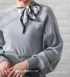 アンデミュウ　スカーフ付き　ニット　新品