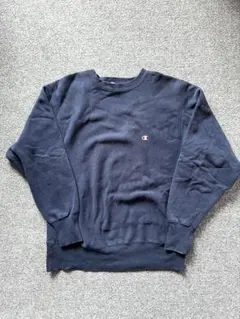 Champion REVERSE WEAVE スウェット Lネイビー 90S