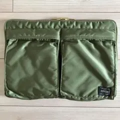 PORTERポーター　タンカー　ドキュメントケース　PCケース　カーキ