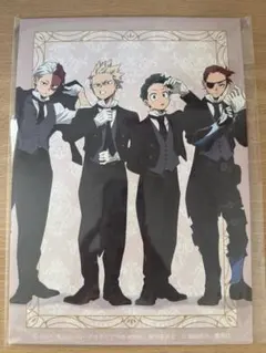 ヒロアカ　A4キャンバスボード　ユアネクスト特典　緑谷 爆豪 轟 ジュリオ