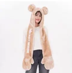 ディズニー ミッキーマウス ファンキャップ マフラー