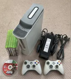 Xbox 360 本体　コントローラー　ゲームソフト７本　セット　ジャンク