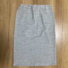 NATURAL BEAUTY BASIC グレー タイトスカート Sサイズ