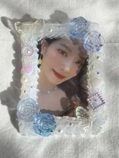 [11] 硬質ケース ホイップデコ 水色 紫