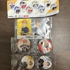 くら寿司　ハイキュー　缶バッジ　カード