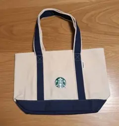 スターバックス　トートバッグ ランチバッグ スタバ ネイビー　新品未使用！