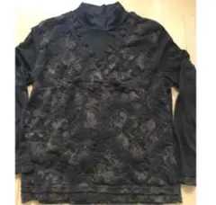 大きいサイズ  チュニック  プルオーバー　重ね着風