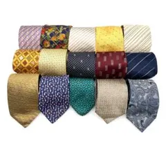 t*k様 ネクタイ 15本セット まとめ売り メンズ USED品　2507091