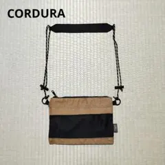 CORDURA コーデュラ サコッシュ ショルダーバッグ ブラウン