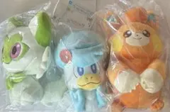 ポケモン 一番くじ Blooming Days ぬいぐるみ 3種