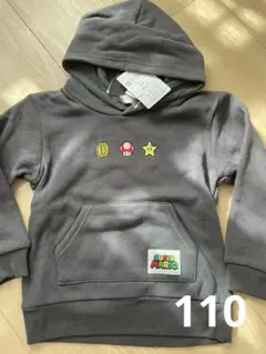 新品未使用　スーパーマリオ トレーナー　 グレー 110cm