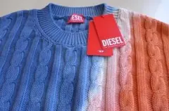 新品 イタリア製 DIESEL セーター タイダイ柄 ケーブル編み L程(記M)のサムネイル