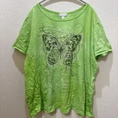 希少 USヴィンテージ FASHION BUG 蝶グラフィック Tシャツ 4Xのサムネイル