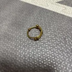 ゴールド ボール装飾リング