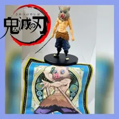 ❤鬼滅の刃❤ フィギュア 絆ノ装 参拾弐ノ型 嘴平伊之助 ＋ハンカチ 刀鍛冶の里