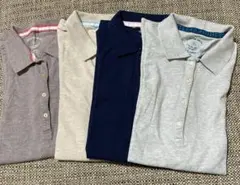 ユニクロウォッシュストレッチカノコポロシャツXL4枚セット