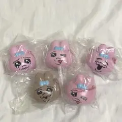 おぱんちゅうさぎ スクイーズマスコット 5点セット