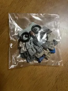 パッチワーク フクロウデザイン ブローチ