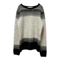 ノルディック柄 ニット