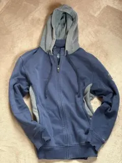 【UNDER ARMOUR 】ネイビー グレー パーカー | Sサイズ