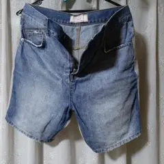 ZARA MAN デニムバイカラーショートパンツ EUR 38